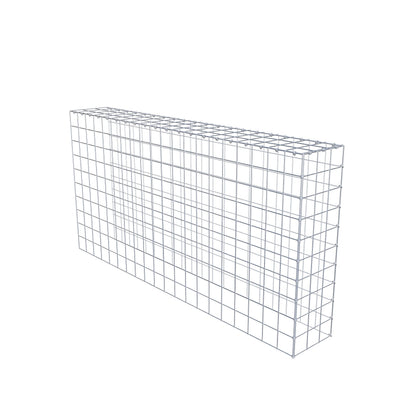 Anbaugabione Typ 4 200 cm x 100 cm x 30 cm (L x H x T), Maschenweite 10 cm x 10 cm, C-Ring