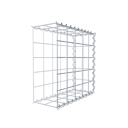 Add-on schanskorf type 2 50 cm x 50 cm x 20 cm (L x H x D), maaswijdte 10 cm x 10 cm, spiraal