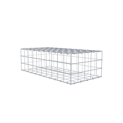 Gabion 100 cm x 30 cm x 50 cm (L x H x D), mesh size 10 cm x 10 cm, C-ring