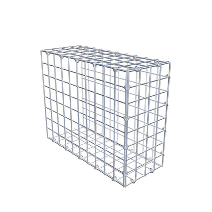 Monteret gabion type 2 50 cm x 40 cm x 20 cm (L x H x D), maskestørrelse 5 cm x 5 cm, C-ring