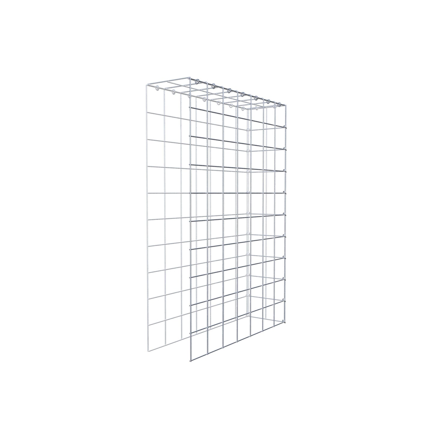 Opzetpaal type 4 100 cm x 70 cm x 20 cm (L x H x D), maaswijdte 10 cm x 10 cm, C-ring