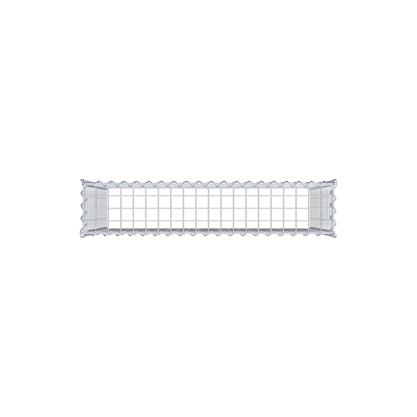 Add-on schanskorf type 3 100 cm x 70 cm x 20 cm (L x H x D), maaswijdte 5 cm x 5 cm, spiraalvormig