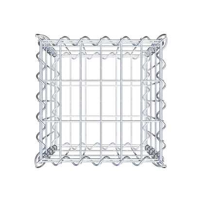 Gabion 30 cm x 30 cm x 30 cm (L x H x D), mesh size 5 cm x 10 cm, spiral