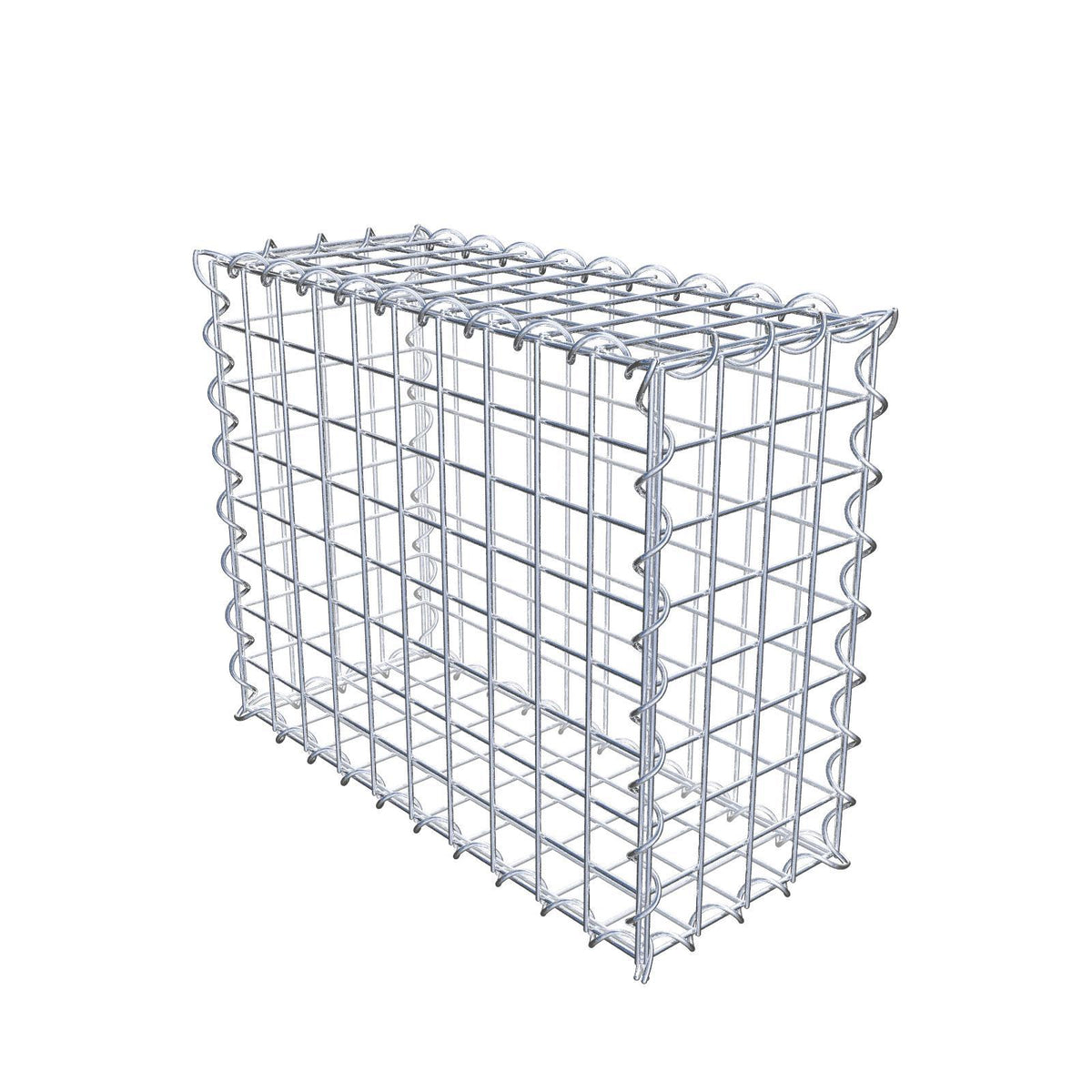 Gabion 50 cm x 40 cm x 20 cm (L x H x P), mailles 5 cm x 5 cm, spirale