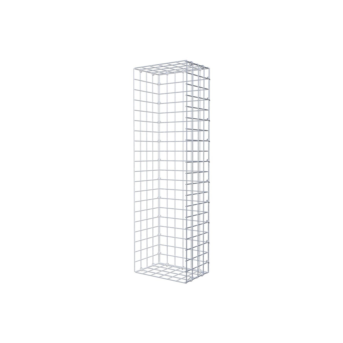 Gavión complementario tipo 2 100 cm x 20 cm x 30 cm (L x A x P), malla 5 cm x 5 cm, anillo en C