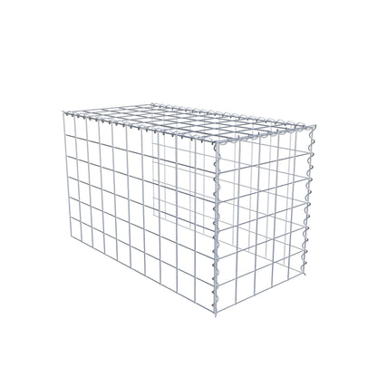 Add-on schanskorf type 4 100 cm x 60 cm x 50 cm (L x H x D), maaswijdte 10 cm x 10 cm, spiraal