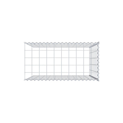 Anbaugabione Typ 4 100 cm x 100 cm x 50 cm (L x H x T), Maschenweite 10 cm x 10 cm, Spirale