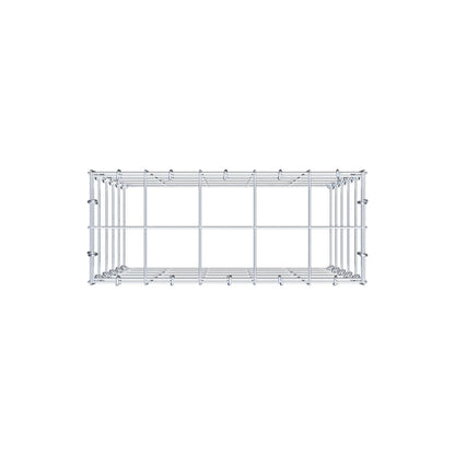 Add-on pool type 3 50 cm x 50 cm x 20 cm (L x H x D), maaswijdte 10 cm x 10 cm, C-ring