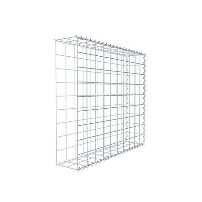 Gabião tipo 2 100 cm x 90 cm x 20 cm (C x A x P), malhagem 10 cm x 10 cm, espiral