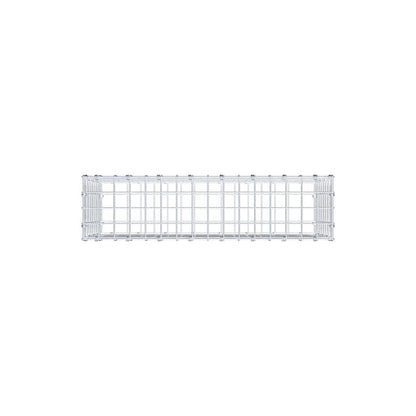 Gabion 80 cm x 40 cm x 20 cm (L x H x D), mesh size 5 x 5 cm, spiral ring