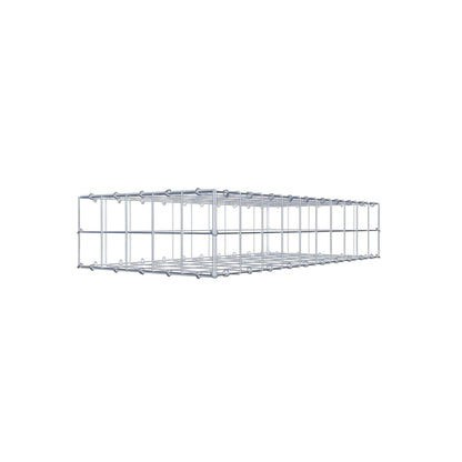 Schanskorf 100 cm x 20 cm x 50 cm (L x H x D), maaswijdte 10 cm x 10 cm, C-ring