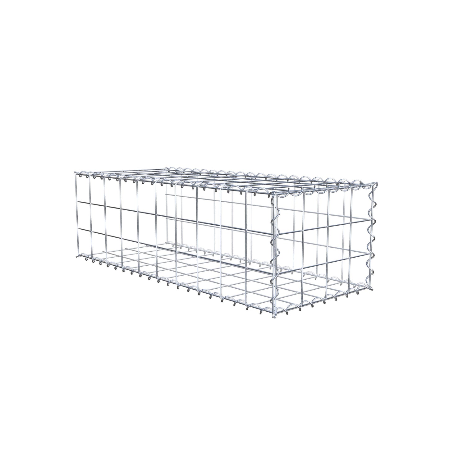 Add-on schanskorf type 2 100 cm x 30 cm x 40 cm (L x H x D), maaswijdte 10 cm x 10 cm, spiraal