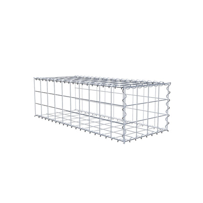 Add-on schanskorf type 2 100 cm x 30 cm x 40 cm (L x H x D), maaswijdte 10 cm x 10 cm, spiraal