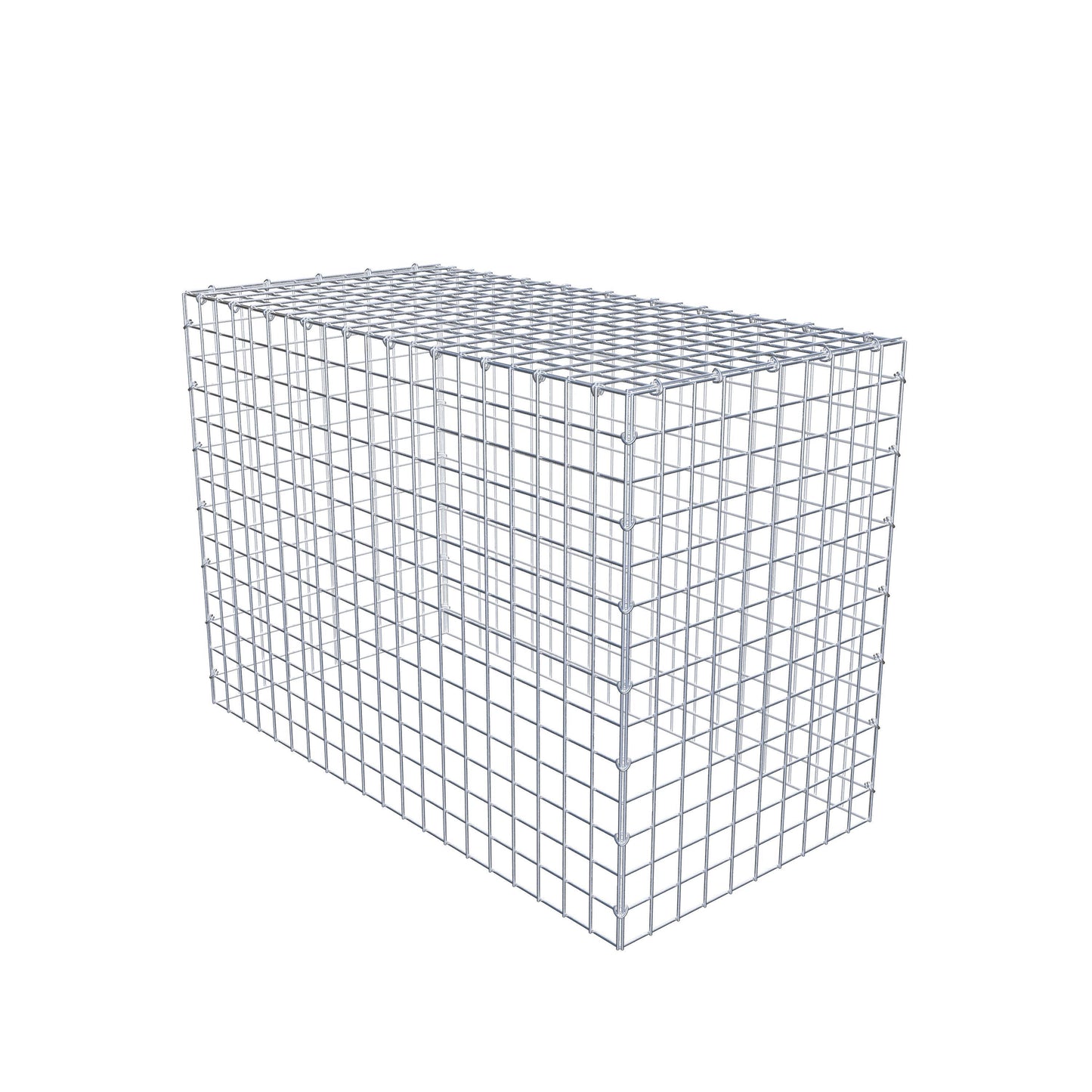 Anbaugabione Typ 3 100 cm x 70 cm x 50 cm (L x H x T), Maschenweite 5 cm x 5 cm, C-Ring