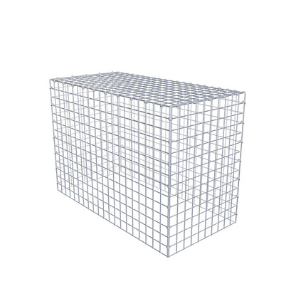 Anbaugabione Typ 3 100 cm x 70 cm x 50 cm (L x H x T), Maschenweite 5 cm x 5 cm, C-Ring