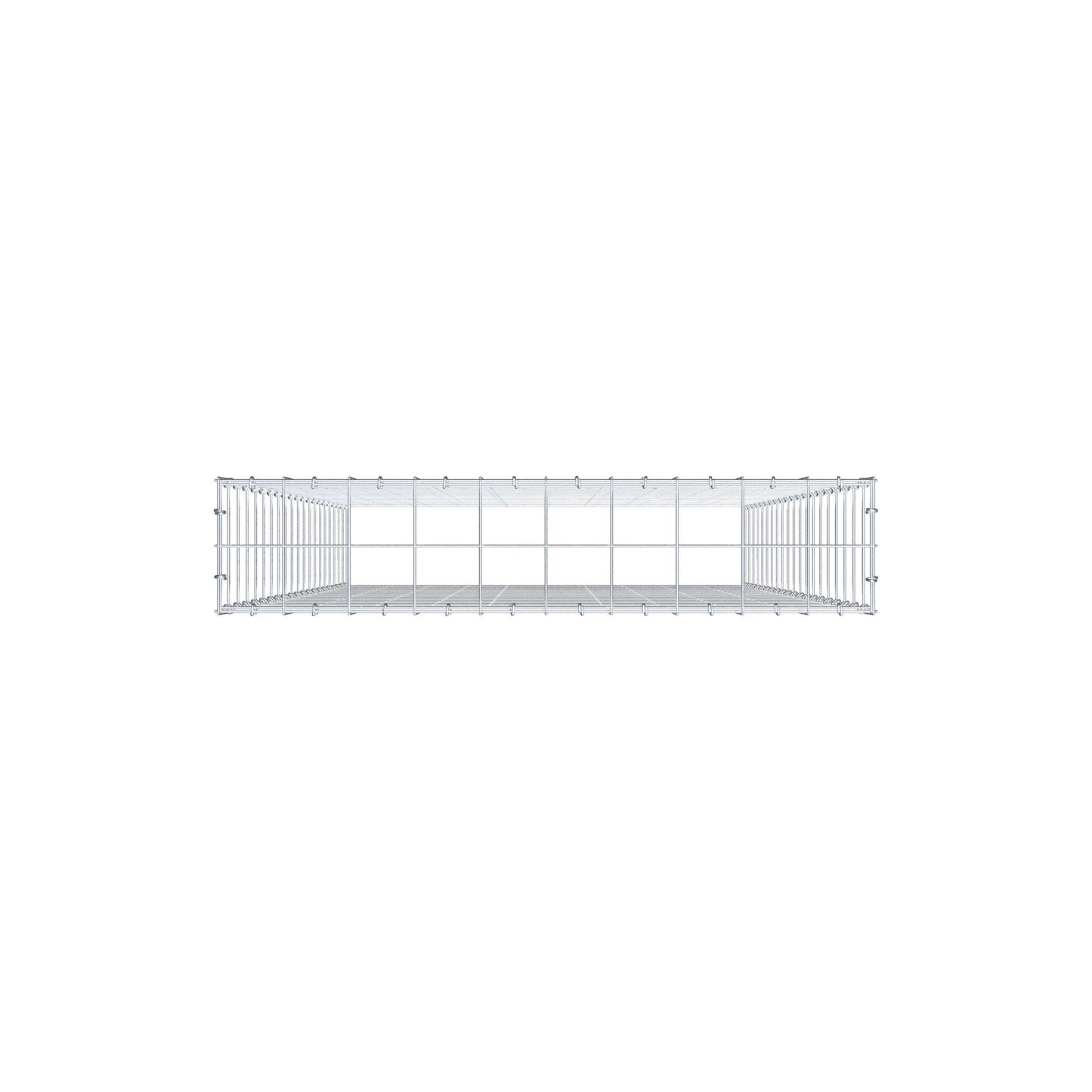 Fourche rapportée type 3 200 cm x 100 cm x 20 cm (L x H x P), mailles 10 cm x 10 cm, anneau C