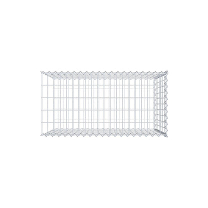 Add-on schanskorf type 2 100 cm x 70 cm x 50 cm (L x H x D), maaswijdte 5 cm x 10 cm, spiraalvormig