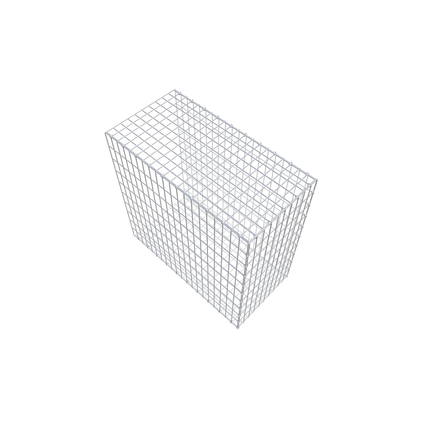 Monteret gabion type 2 100 cm x 100 cm x 50 cm, maskestørrelse 5 cm x 10 cm, C-ring