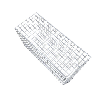 Monteret gabion type 2 100 cm x 60 cm x 40 cm, maskestørrelse 5 cm x 10 cm, C-ring