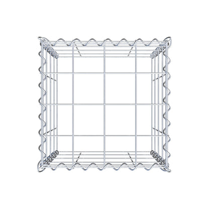 Add-on schanskorf type 3 40 cm x 40 cm x 40 cm (L x H x D), maaswijdte 10 cm x 10 cm, spiraal