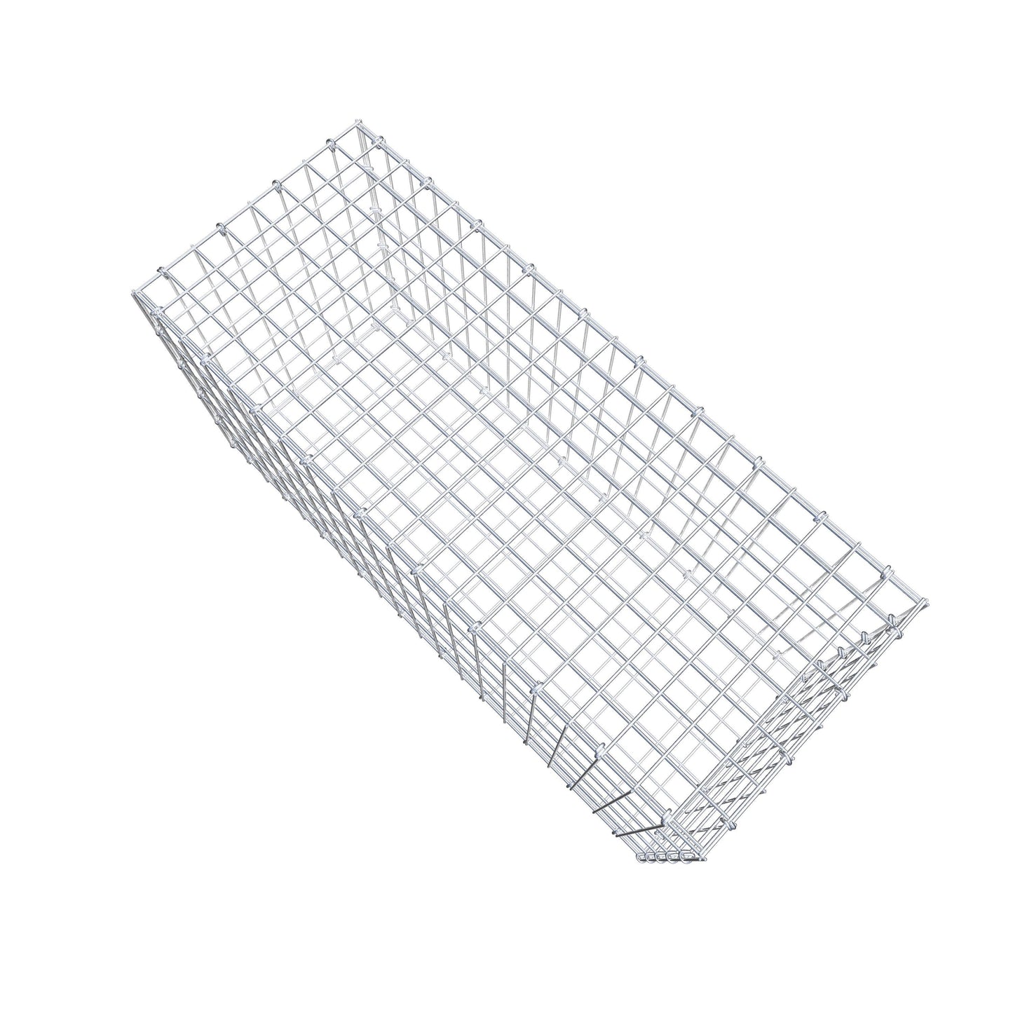 Gavión 100 cm x 50 cm x 40 cm (L x A x P), luz de malla 5 cm x 10 cm, anillo en C