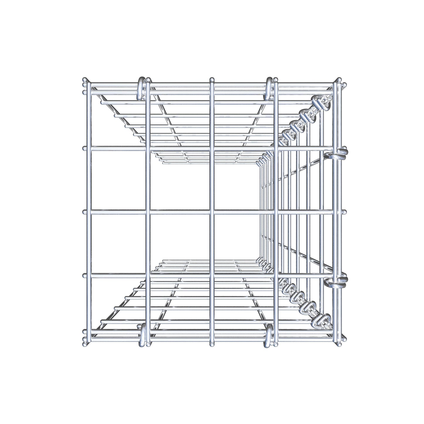 Add-on schanskorf type 4 100 cm x 20 cm x 20 cm (L x H x D), maaswijdte 5 cm x 10 cm, C-ring