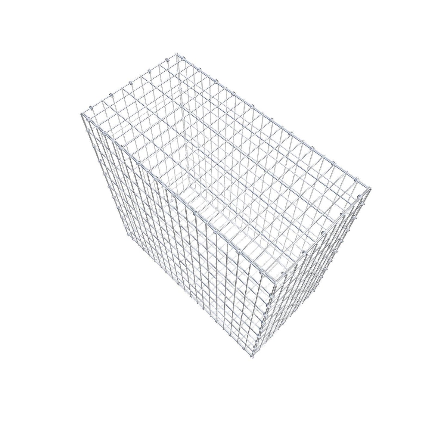 Schanskorf 100 cm x 100 cm x 50 cm (L x H x D), maaswijdte 5 x 10 cm, spiraalring