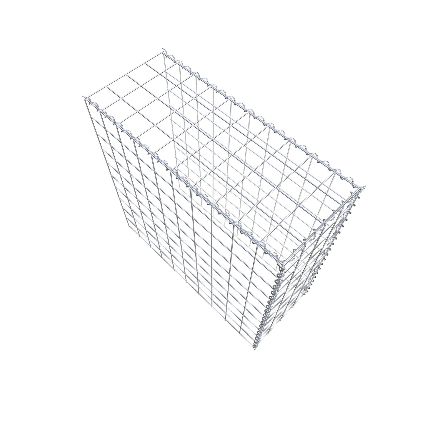 Add-on schanskorf type 4 100 cm x 100 cm x 40 cm (L x H x D), maaswijdte 10 cm x 10 cm, spiraal
