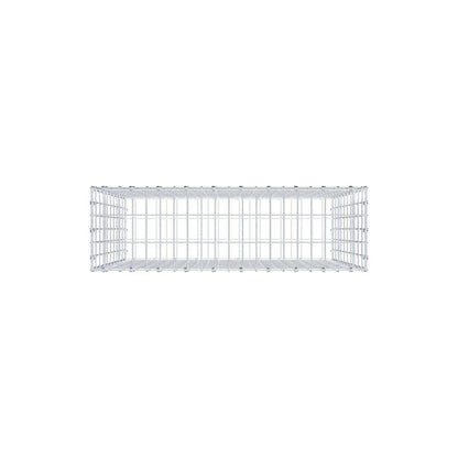 Schanskorf 100 cm x 100 cm x 30 cm (L x H x D), maaswijdte 5 x 10 cm, spiraalring