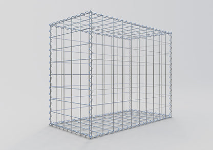 Gabião 100 cm x 80 cm x 50 cm (C x A x P), malhagem 10 cm x 10 cm, espiral