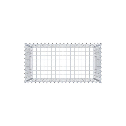 Add-on schanskorf type 3 100 cm x 70 cm x 50 cm (L x H x D), maaswijdte 5 cm x 10 cm, spiraalvormig
