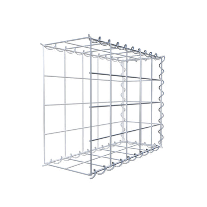 Add-on schanskorf type 2 50 cm x 40 cm x 20 cm (L x H x D), maaswijdte 10 cm x 10 cm, spiraal