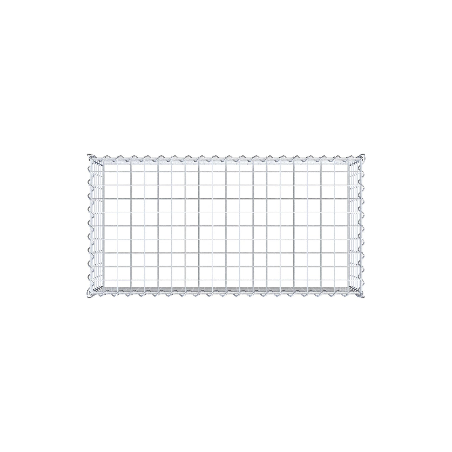 Add-on schanskorf type 3 100 cm x 30 cm x 50 cm (L x H x D), maaswijdte 5 cm x 5 cm, spiraalvormig