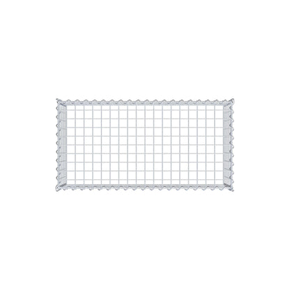 Add-on schanskorf type 3 100 cm x 30 cm x 50 cm (L x H x D), maaswijdte 5 cm x 5 cm, spiraalvormig