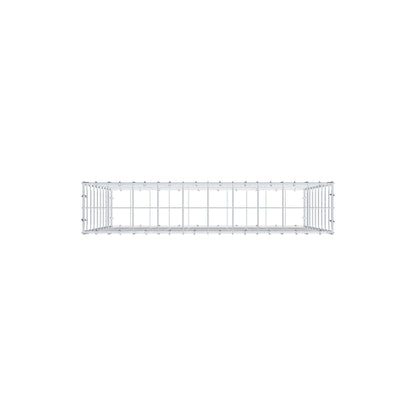Schanskorf 100 cm x 90 cm x 20 cm (L x H x D), maaswijdte 10 cm x 10 cm, C-ring