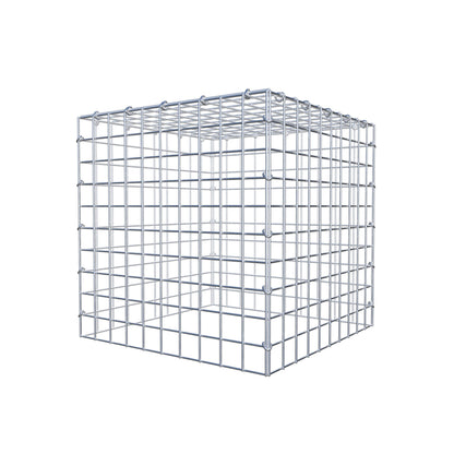 Mounted gabion type 3 50 cm x 50 cm x 50 cm (L x H x D), mesh size 5 cm x 5 cm, C-ring