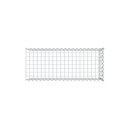Extra gabion typ 4 100 cm x 40 cm x 40 cm (L x H x D), maskstorlek 5 cm x 10 cm, spiral