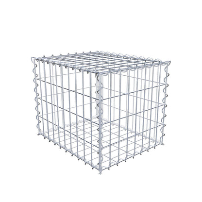 Gabbione 50 cm x 40 cm x 40 cm (L x H x P), maglia 5 cm x 10 cm, spirale