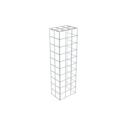 Gavión complementario de tipo 4 100 cm x 20 cm x 30 cm (L x A x P), malla 10 cm x 10 cm, anillo en C