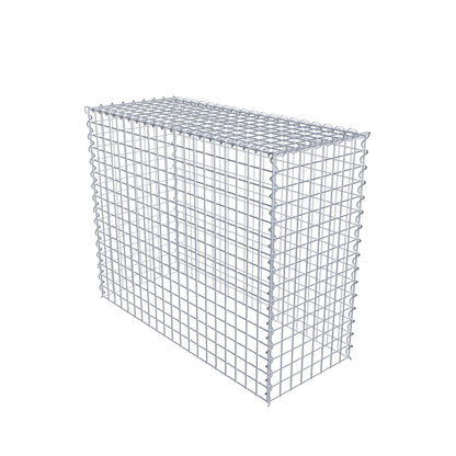 Gabião Tipo 3 100 cm x 80 cm x 40 cm (C x A x P), malhagem 5 cm x 5 cm, espiral