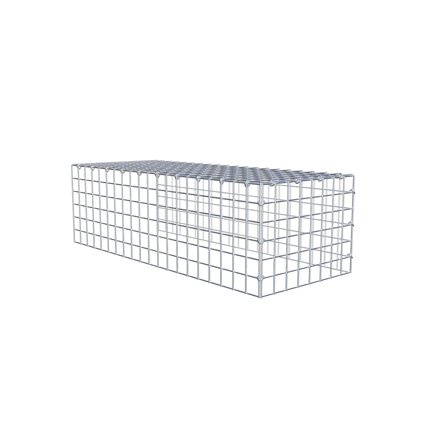 Gabbione aggiuntivo di tipo 4 100 cm x 30 cm x 40 cm (L x A x P), maglia 5 cm x 5 cm, anello a C