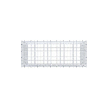 Gabbione 100 cm x 70 cm x 40 cm (L x H x P), maglia 5 x 5 cm, anello a spirale