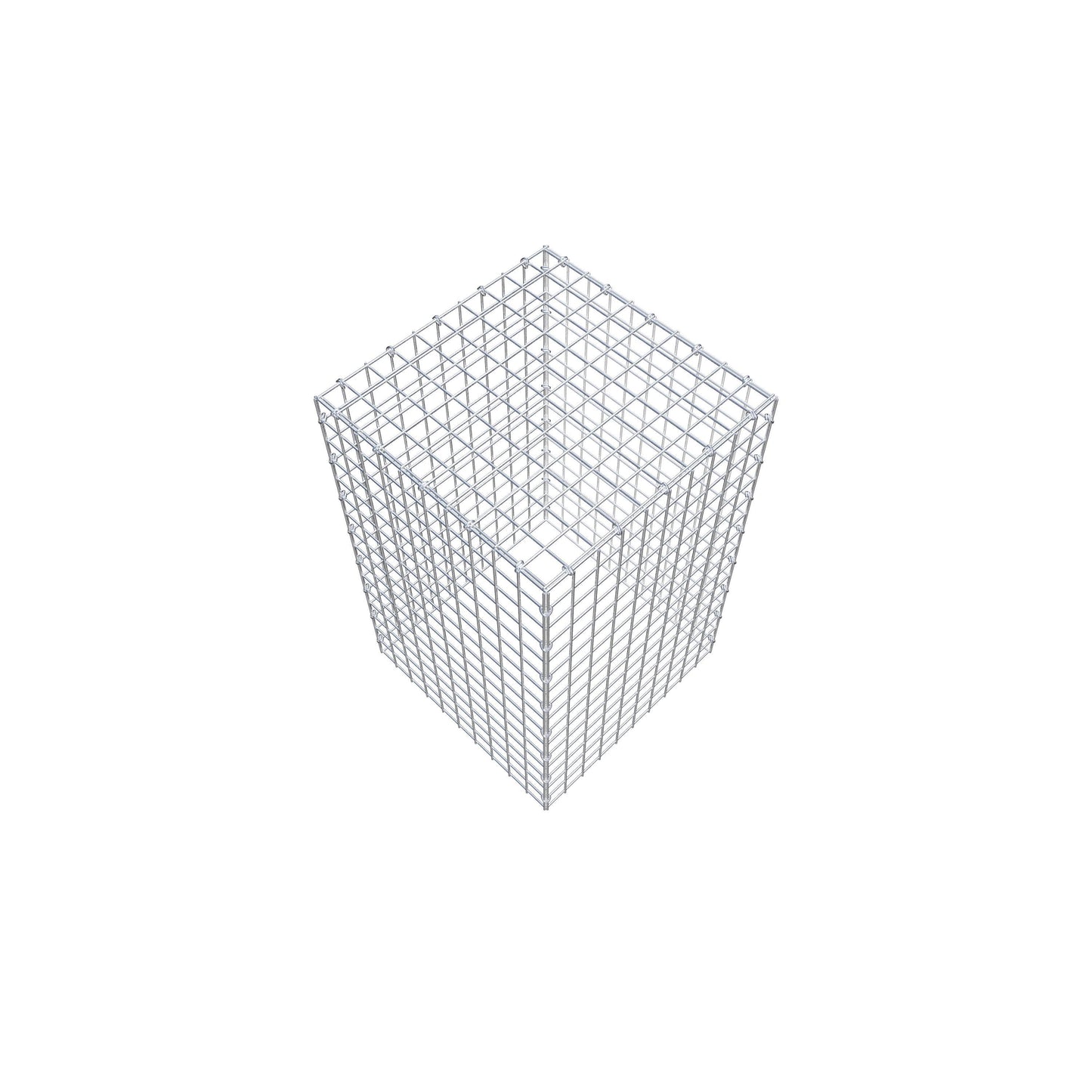 Anbaugabione Typ 3 80 cm x 50 cm x 50 cm (L x H x T), Maschenweite 5 cm x 5 cm, C-Ring