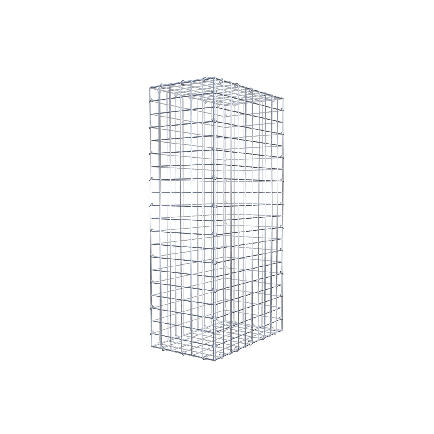 Gabion 100 cm x 50 cm x 30 cm (L x H x P), mailles 5 cm x 5 cm, anneau en C