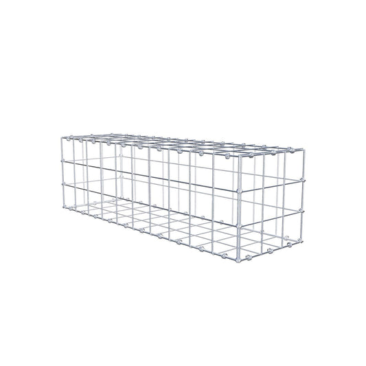 Gabion 100 cm x 30 cm x 30 cm (L x H x D), mesh size 10 x 10 cm, spiral ring