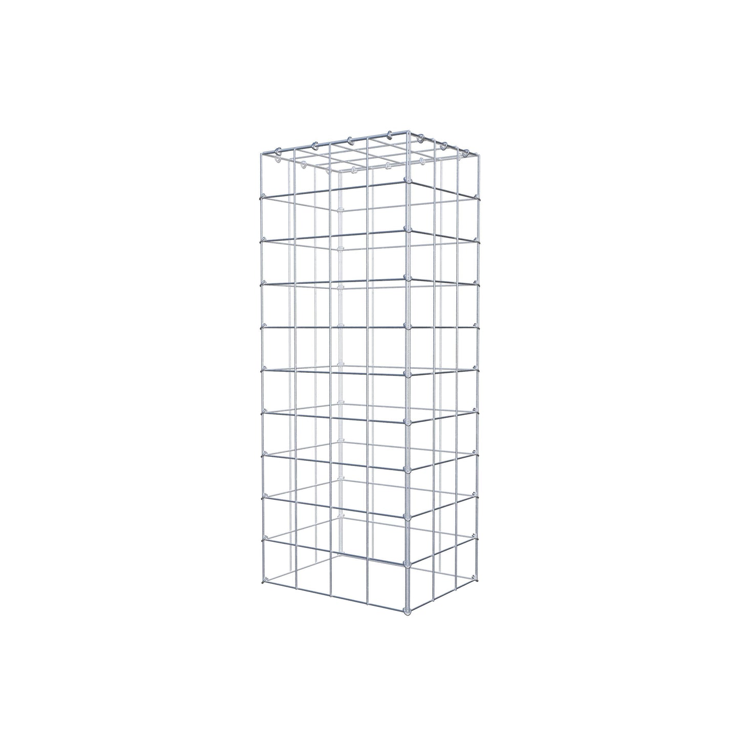 Gavión complementario de tipo 3 100 cm x 30 cm x 40 cm (L x A x P), malla 10 cm x 10 cm, anillo en C