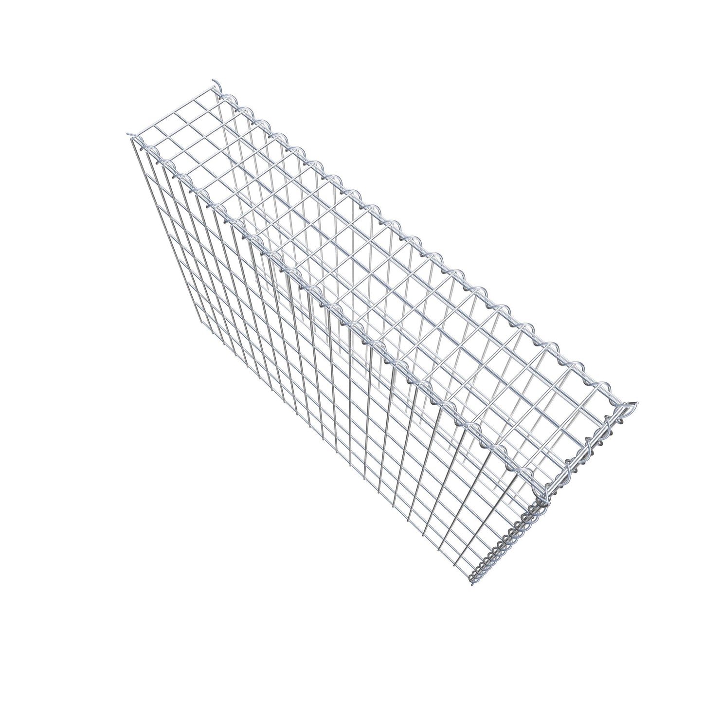 Add-on schanskorf type 4 100 cm x 70 cm x 20 cm (L x H x D), maaswijdte 5 cm x 10 cm, spiraalvormig