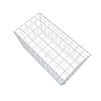 Gabião 100 cm x 60 cm x 50 cm (C x A x P), malhagem 10 x 10 cm, anel espiral
