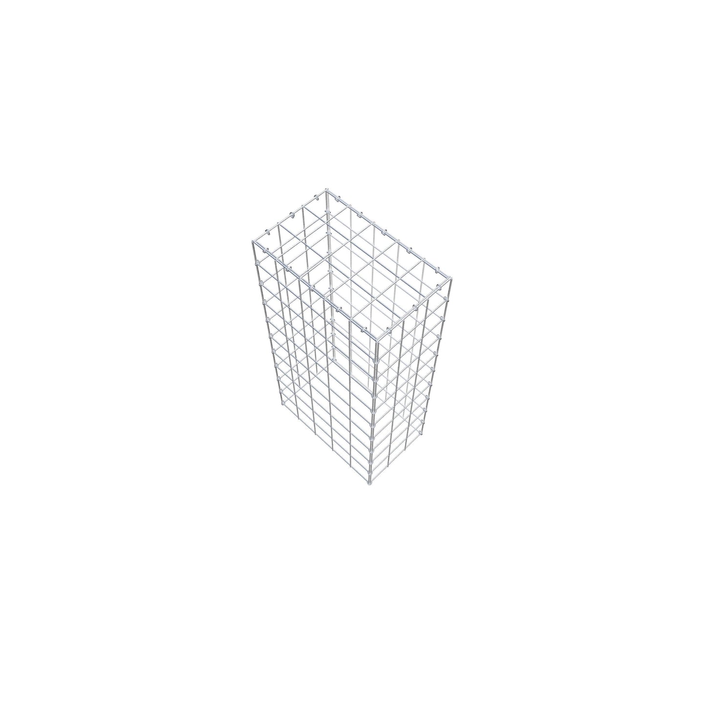 Type 3 oplegkorf 100 cm x 50 cm x 30 cm (L x H x D), maaswijdte 10 cm x 10 cm, C-ring