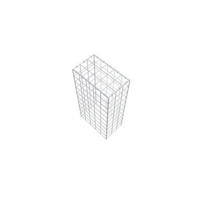 Type 3 oplegkorf 100 cm x 50 cm x 30 cm (L x H x D), maaswijdte 10 cm x 10 cm, C-ring